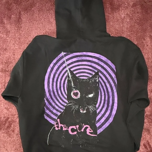 The Cure Black Cat Hoodie Size L - Picture 5 of 7